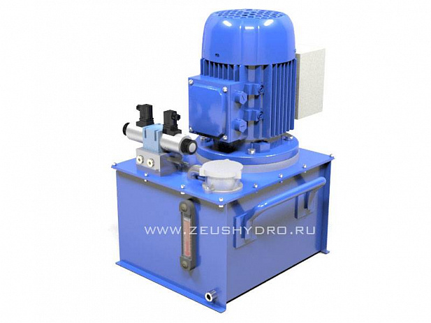 Компактная и недорогая маслостанция для привода подъемника, пресса или гидроцилиндра.